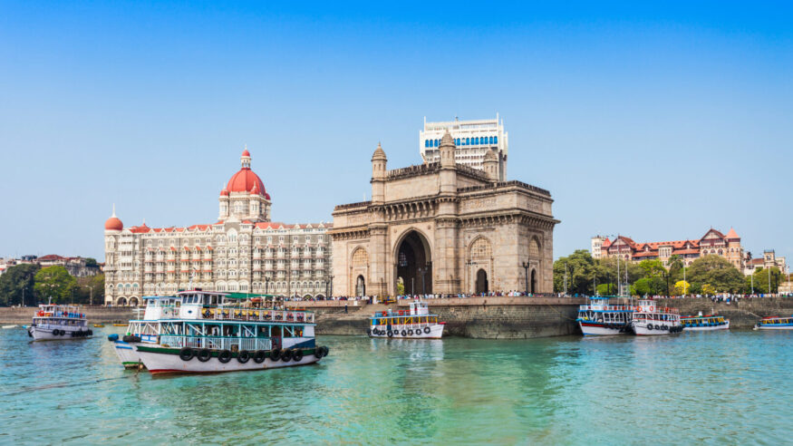The Gateway of India as seen from Mumbai Harbor