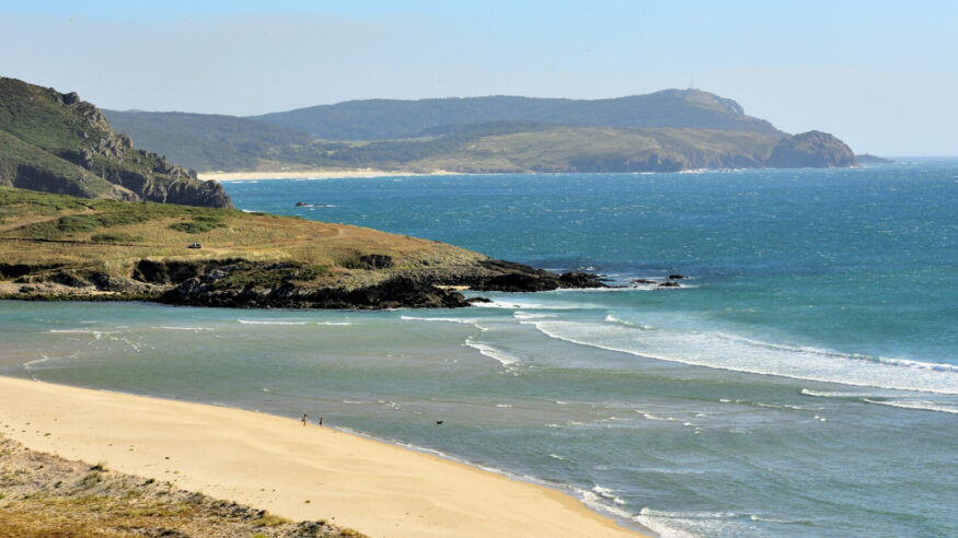 Nemiña beach, in Atlantic Galician Coast, Spain.